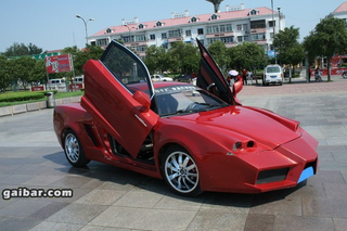 Illustration for article titled Chinese Tuner Builds Ferrari "Ch-Enzo" Out Of Geely Coupe